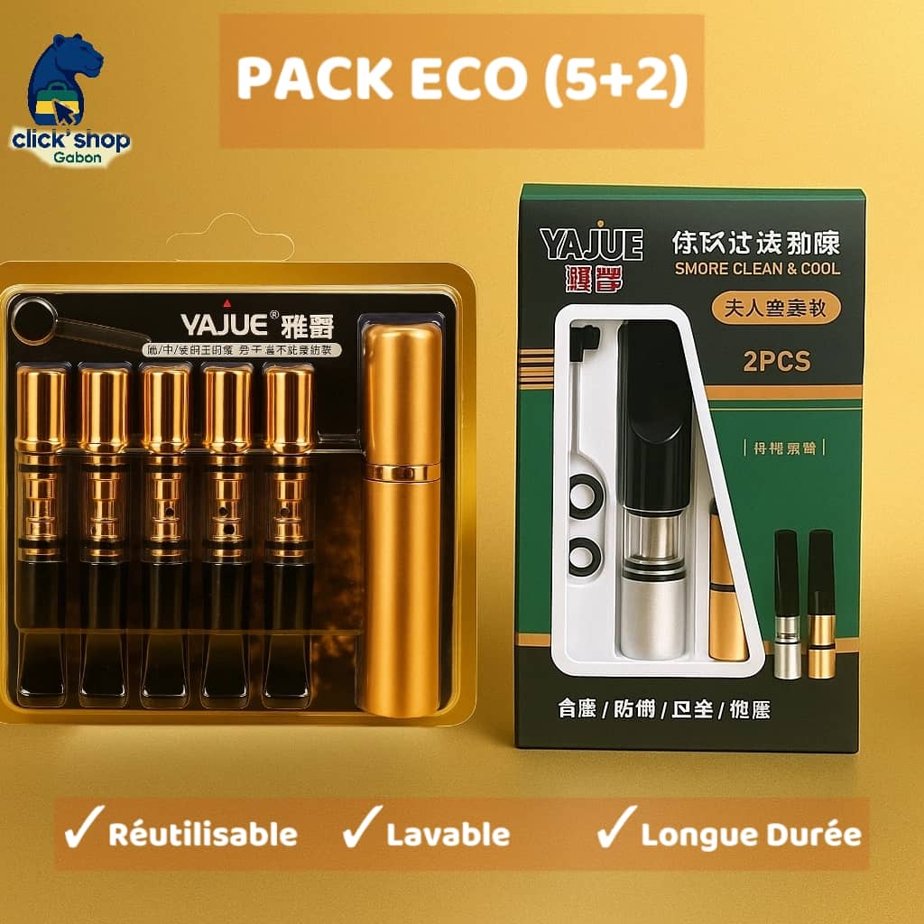 Filtre Anti-Goudron Réutilisable et Lavable pour Cigarette